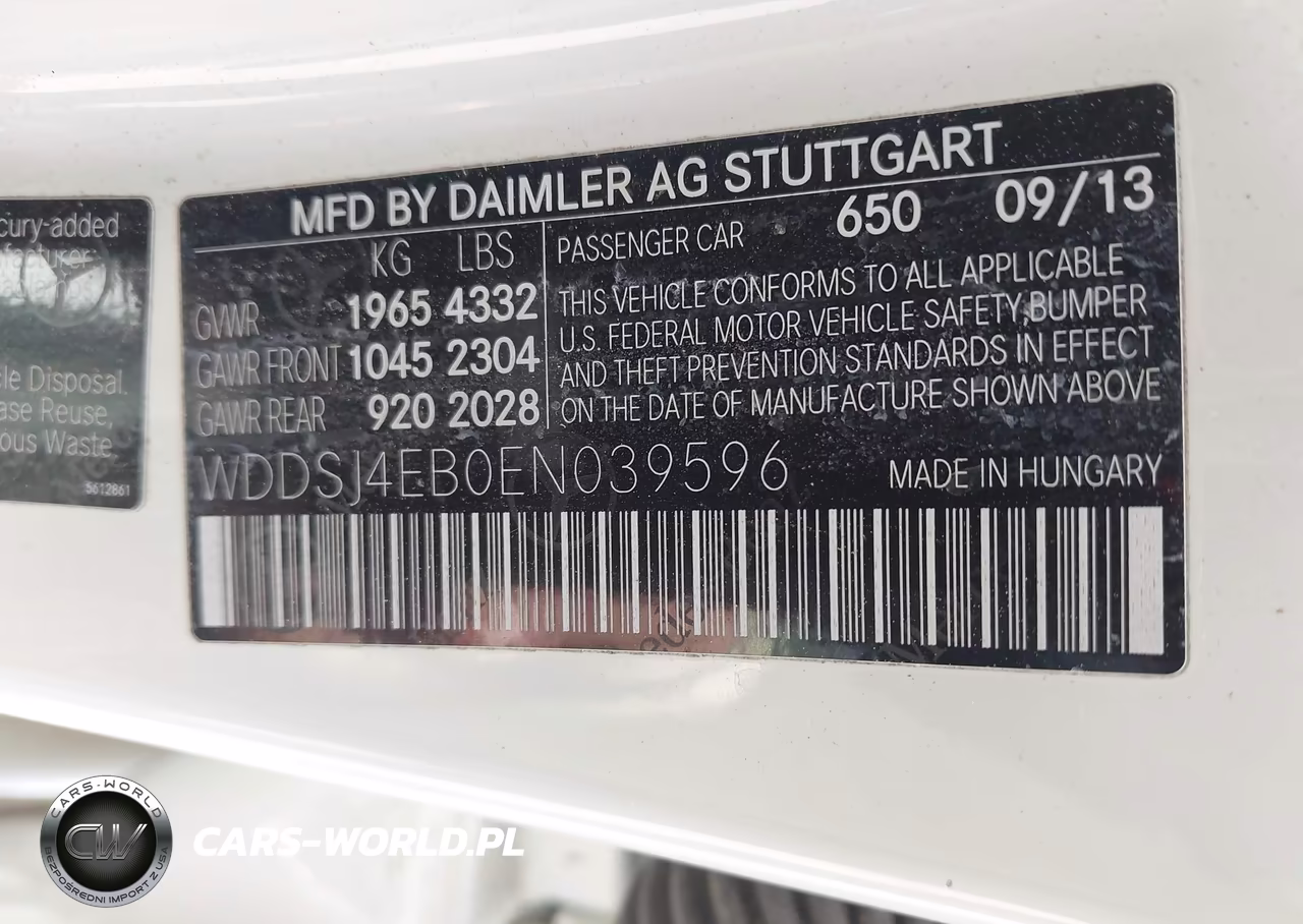 2014 Mercedes-Benz Cla 250 VIN:WDDSJ4EB0EN039596 - 9