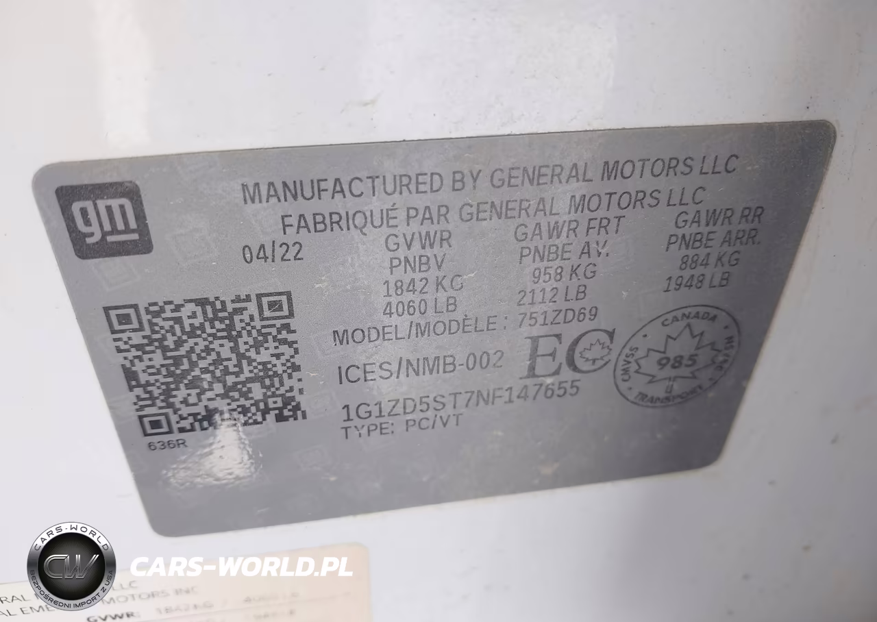 2022 Chevrolet Malibu Lt VIN:1G1ZD5ST7NF147655 - 9