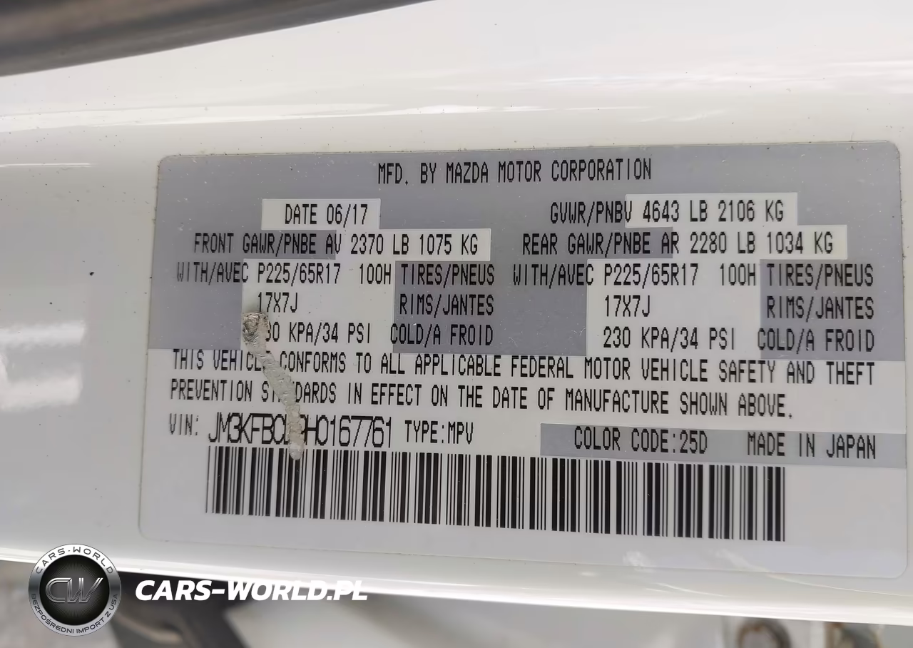 2017 Mazda Cx-5 Touring VIN:JM3KFBCL9H0167761 - 9