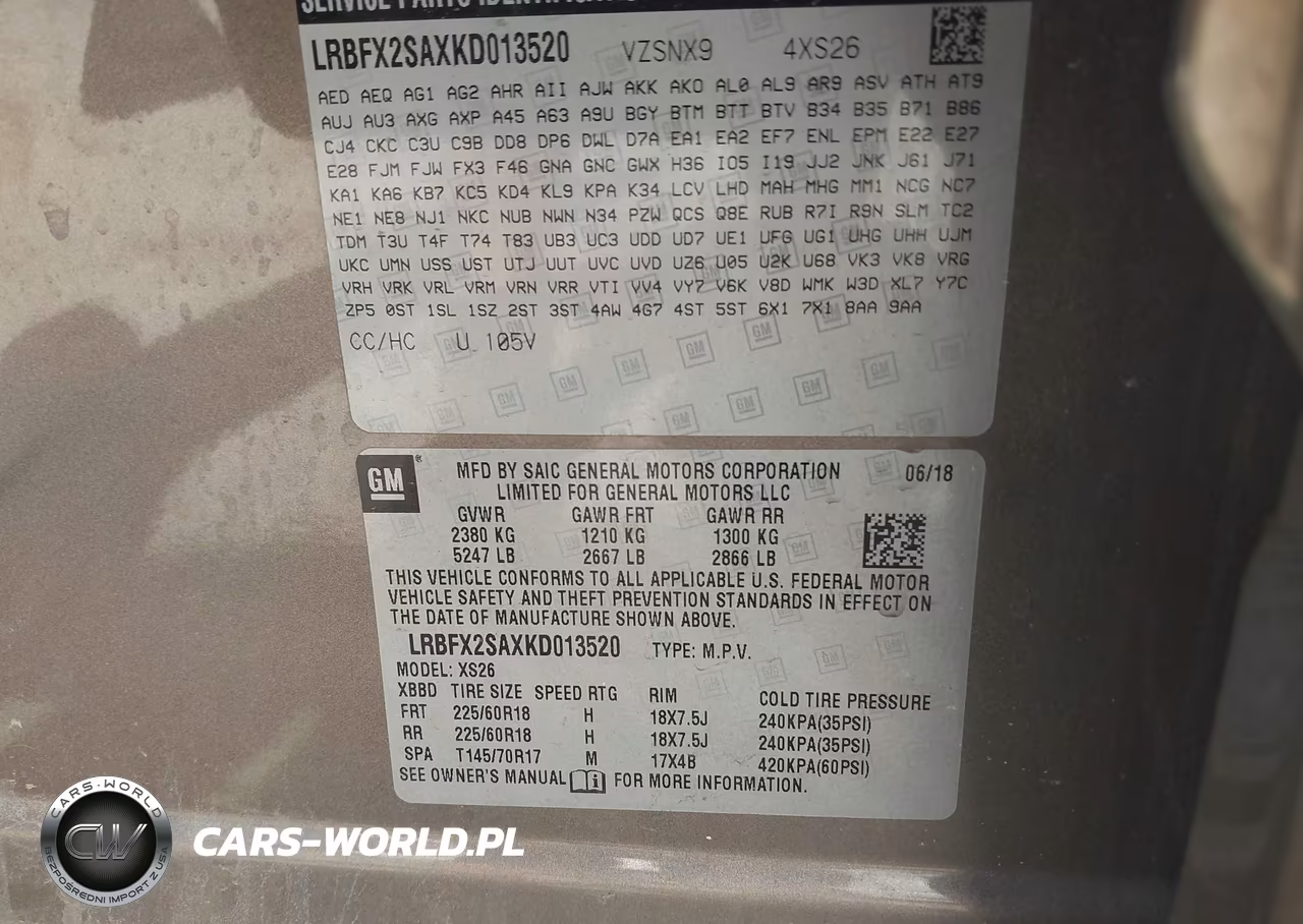 2019 Buick Envision Awd Essence VIN:LRBFX2SAXKD013520 - 9