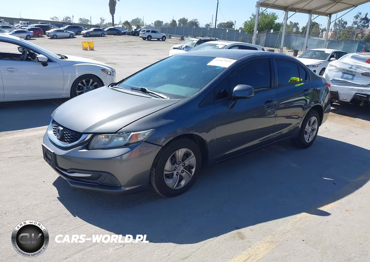 2013 Honda Civic Lx VIN:2HGFB2F53DH547687 - 2