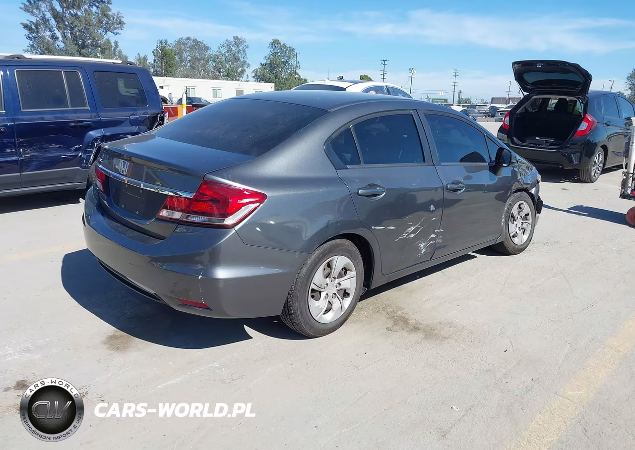 2013 Honda Civic Lx VIN:2HGFB2F53DH547687 - 4