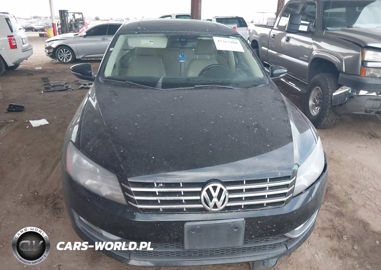 2012 Volkswagen Passat 2.0L Tdi Se VIN:1VWBN7A39CC017343 - 12