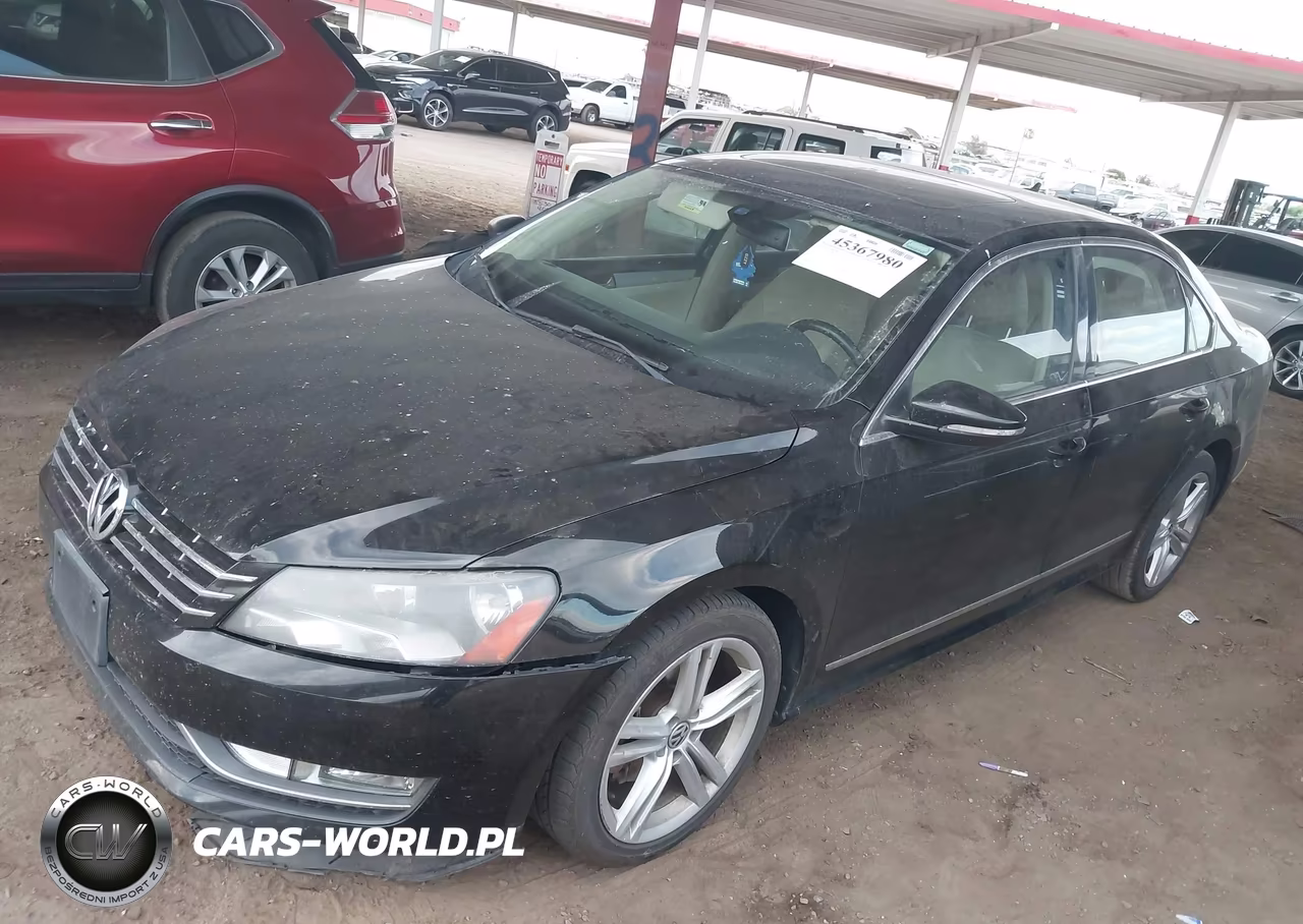 2012 Volkswagen Passat 2.0L Tdi Se VIN:1VWBN7A39CC017343 - 2