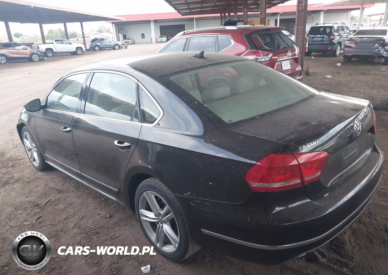 2012 Volkswagen Passat 2.0L Tdi Se VIN:1VWBN7A39CC017343 - 3