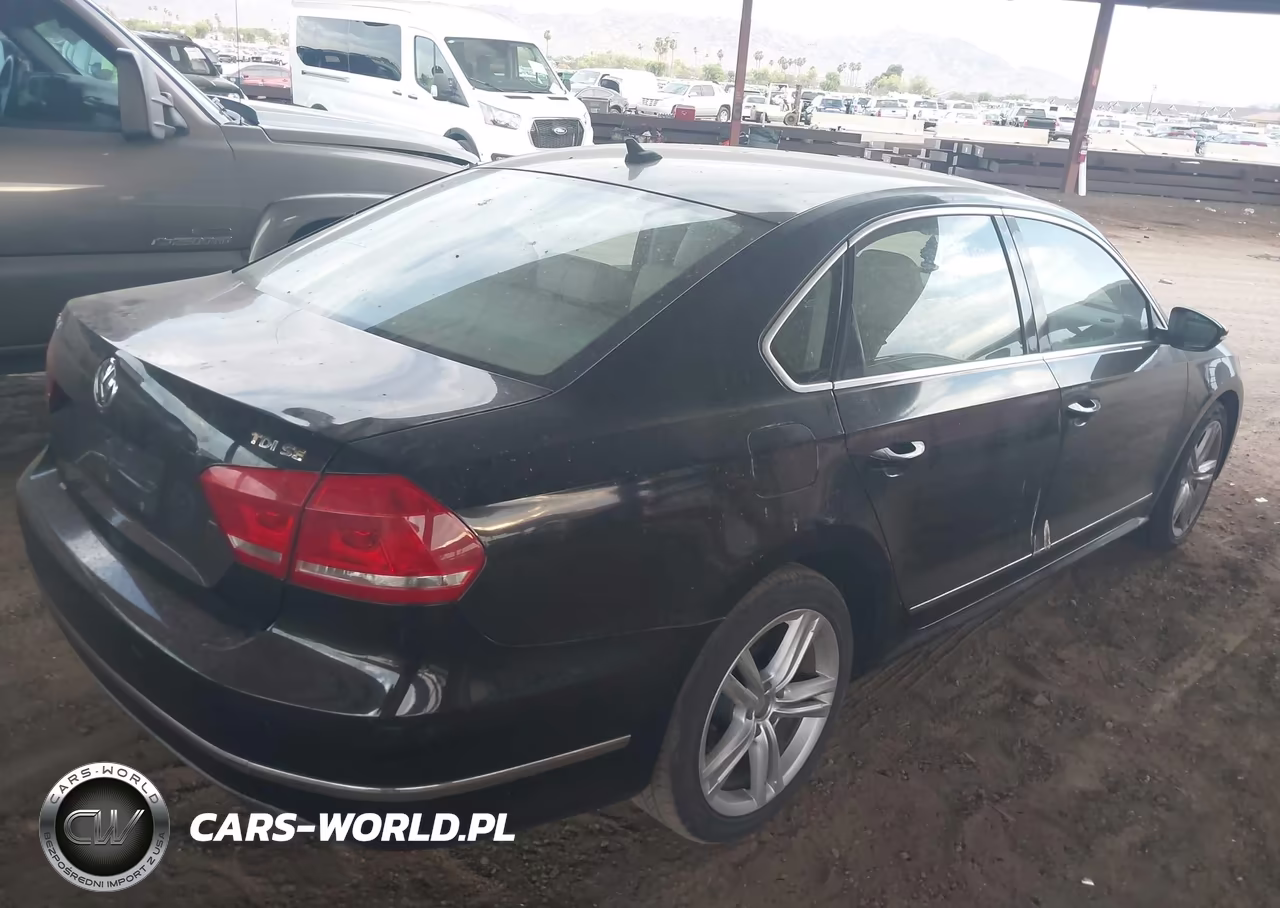 2012 Volkswagen Passat 2.0L Tdi Se VIN:1VWBN7A39CC017343 - 4