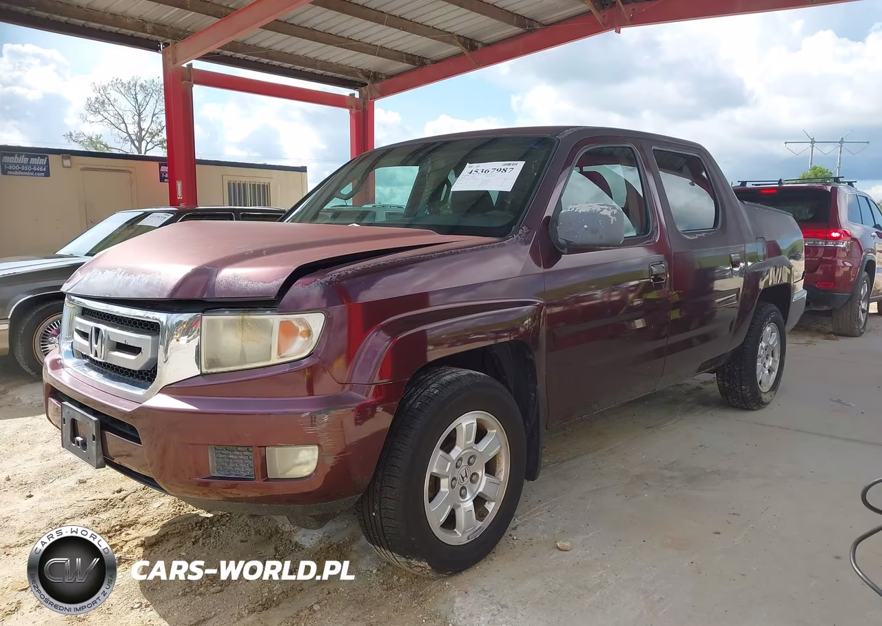 2010 Honda Ridgeline Rts VIN:5FPYK1F42AB009483 - 2