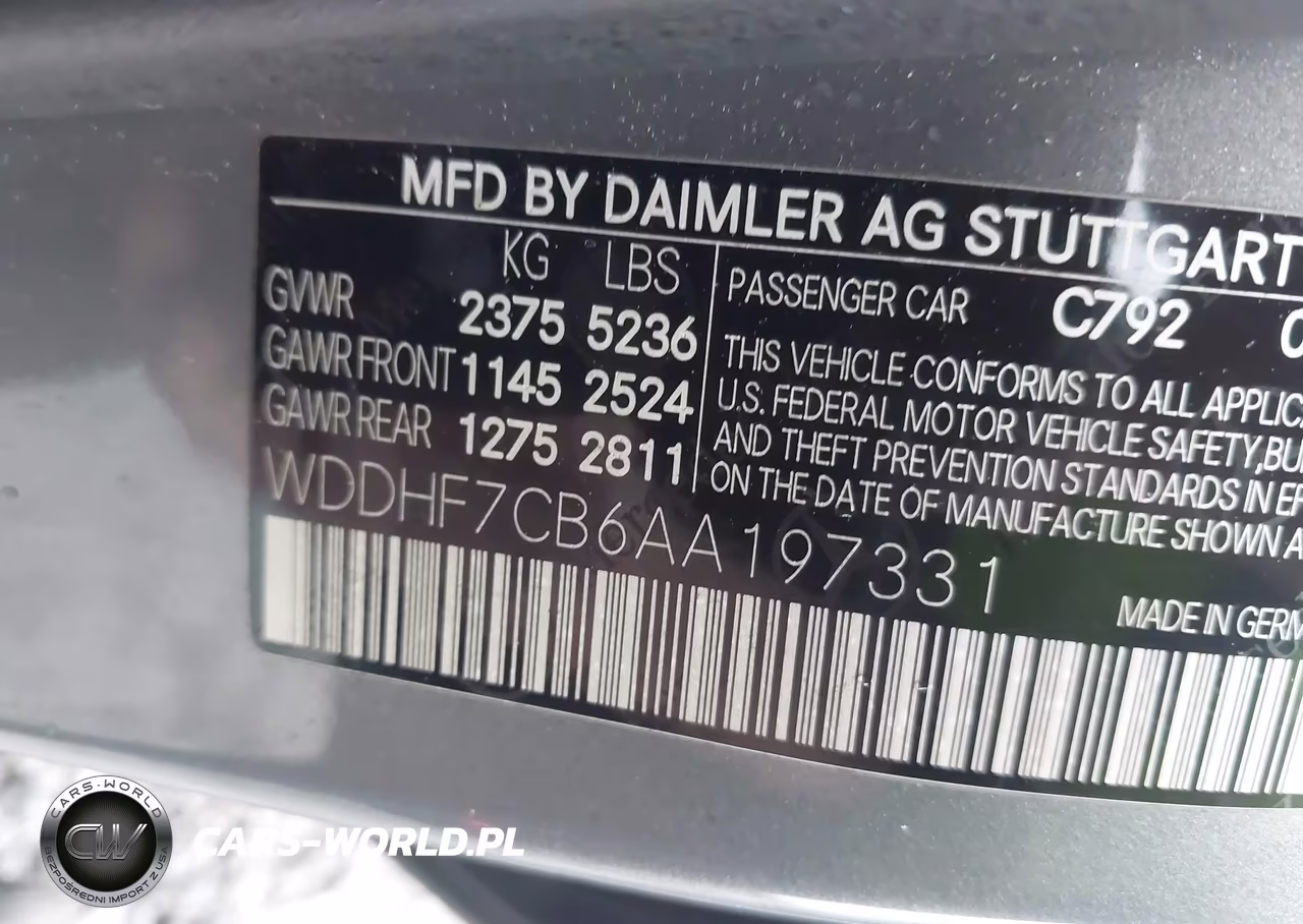 2010 Mercedes-Benz E 550 VIN:WDDHF7CB6AA197331 - 9