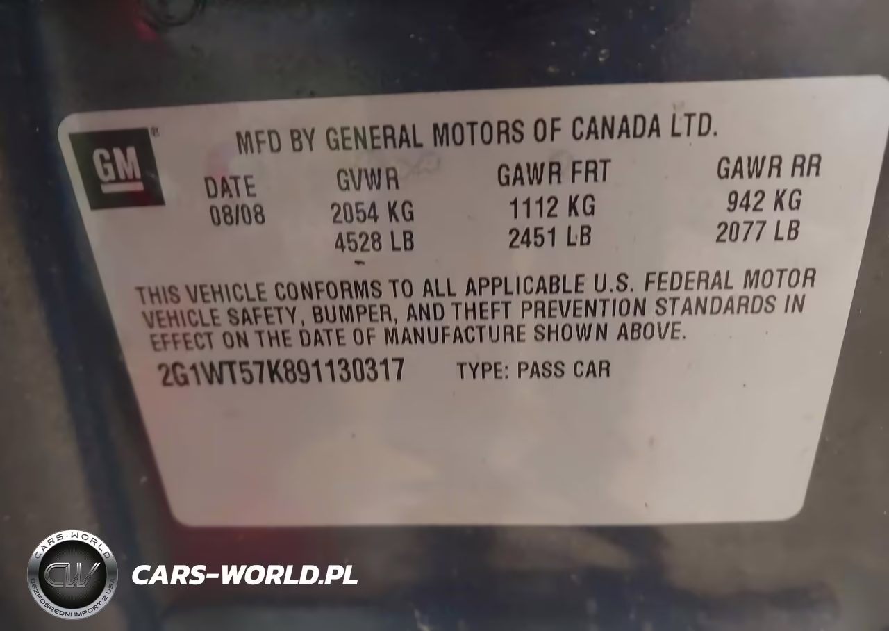 2009 Chevrolet Impala Lt VIN:2G1WT57K891130317 - 9