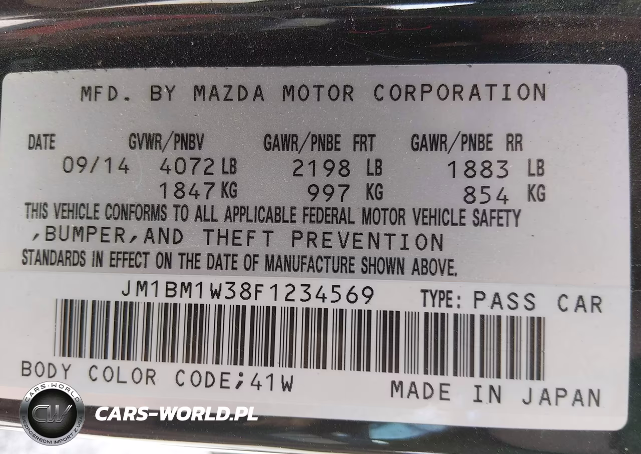 2015 Mazda Mazda3 S Grand Touring VIN:JM1BM1W38F1234569 - 9