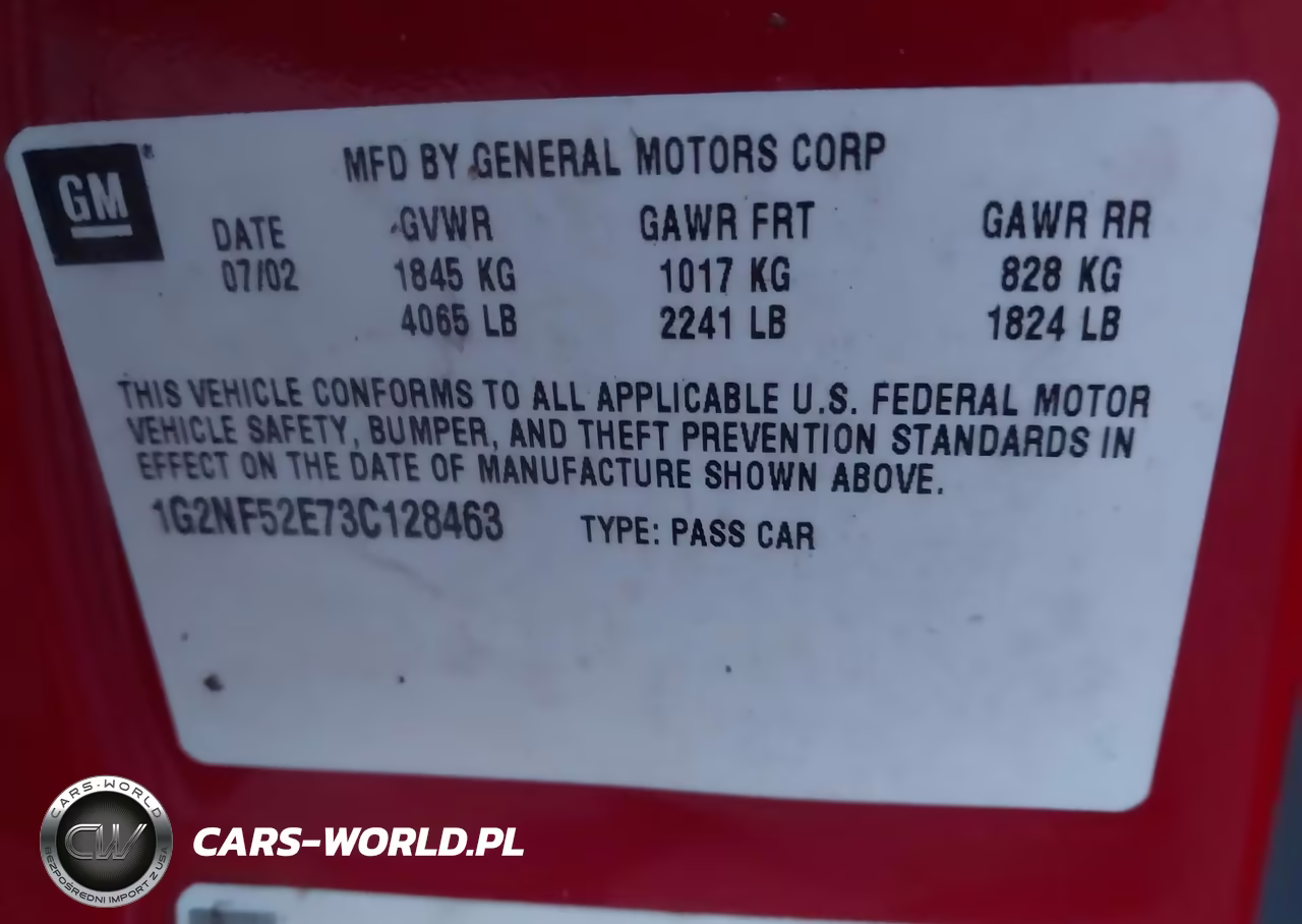 2003 Pontiac Grand Am Se1 VIN:1G2NF52E73C128463 - 9
