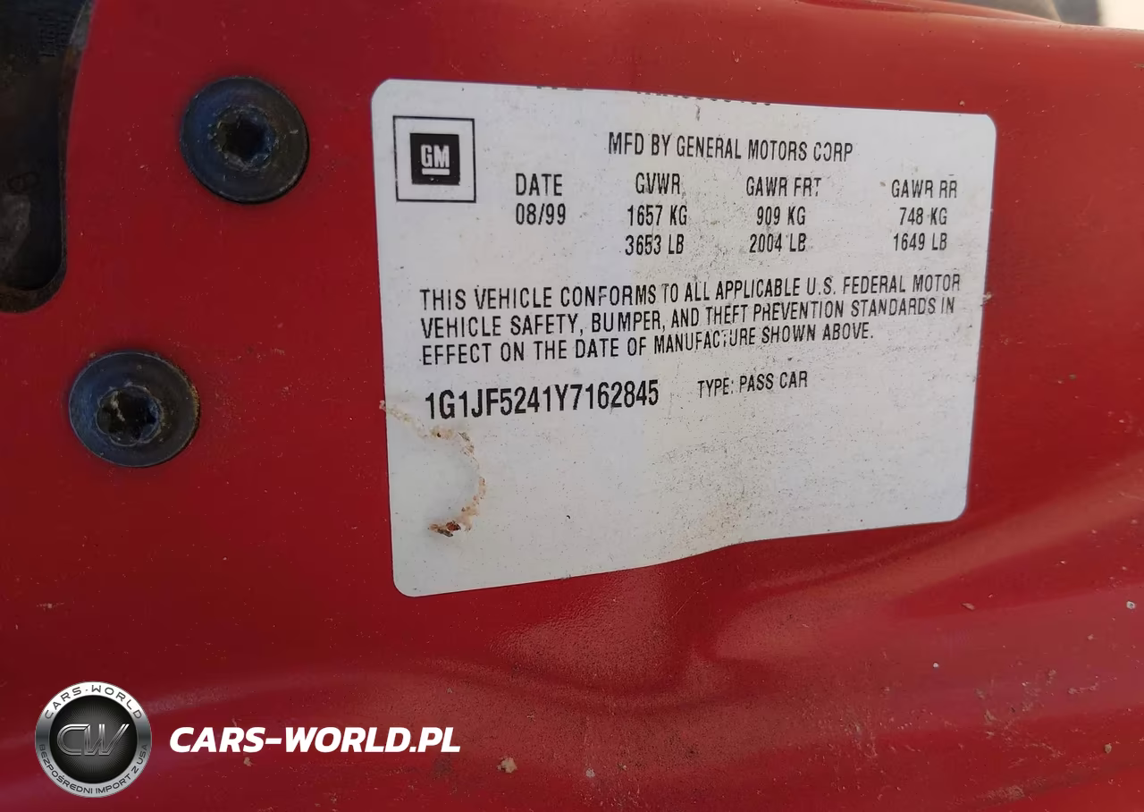 2000 Chevrolet Cavalier Ls VIN:1G1JF5241Y7162845 - 9