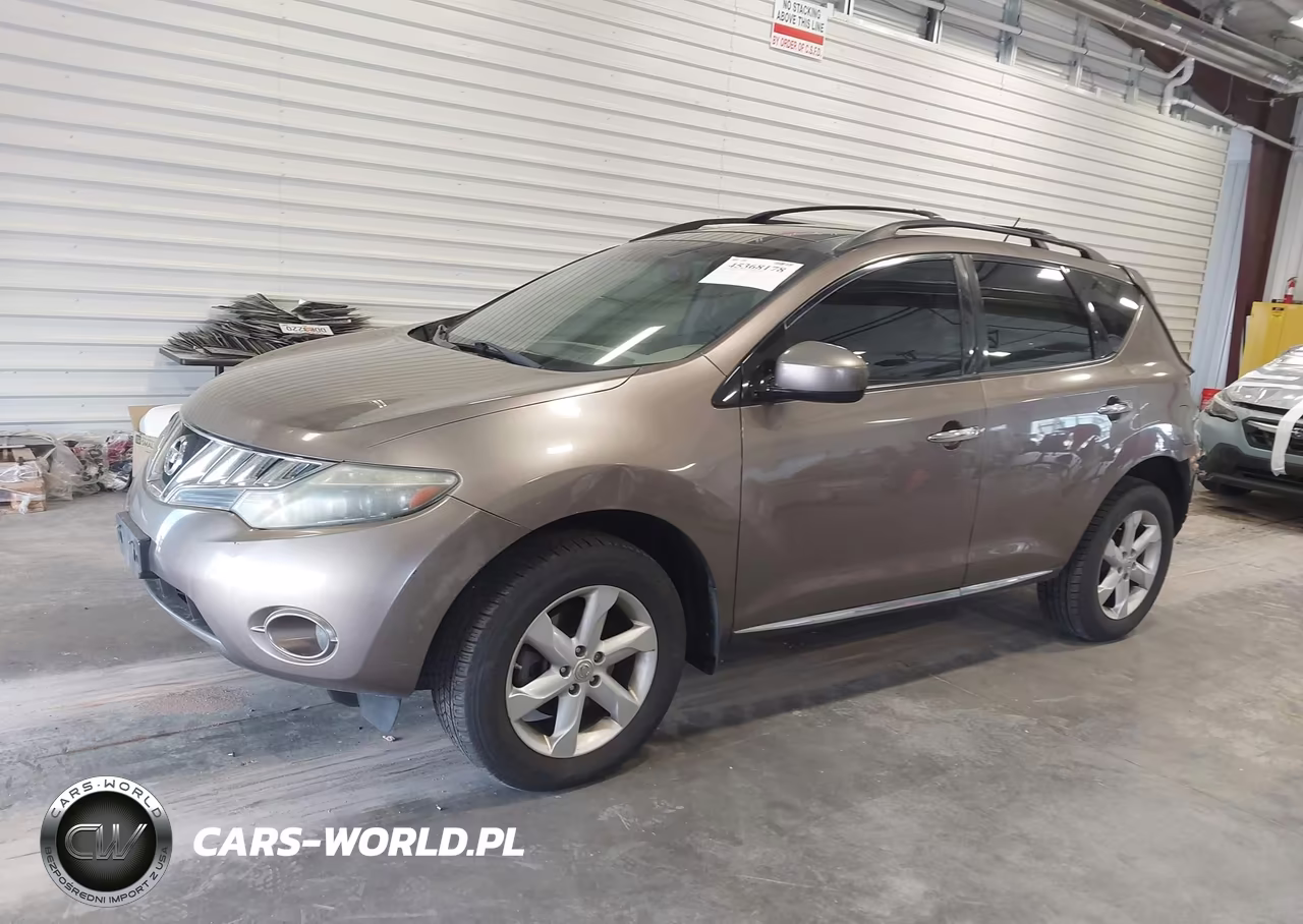 2009 Nissan Murano Sl VIN:JN8AZ18W09W146809 - 2