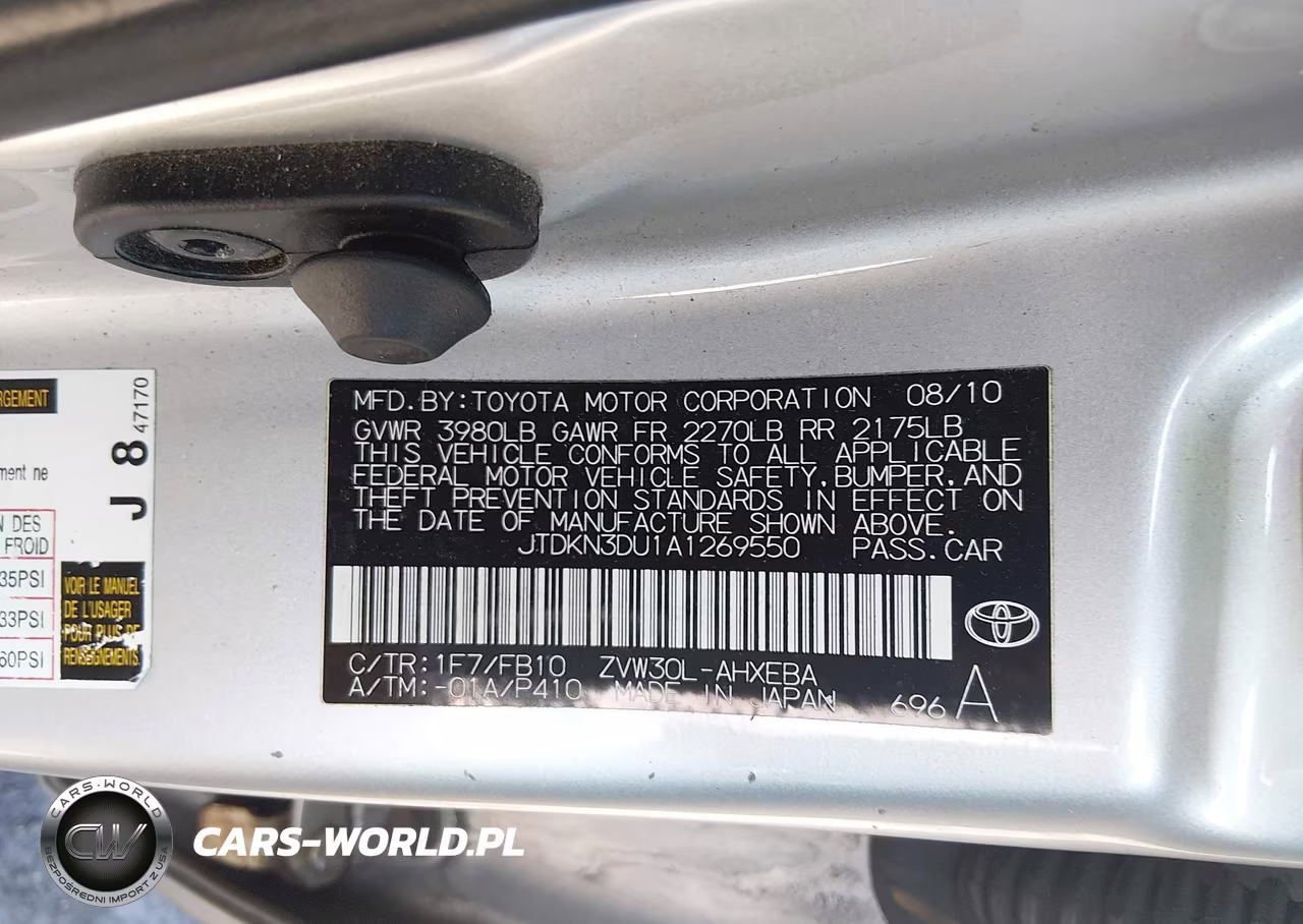 2010 Toyota Prius Iii VIN:JTDKN3DU1A1269550 - 9