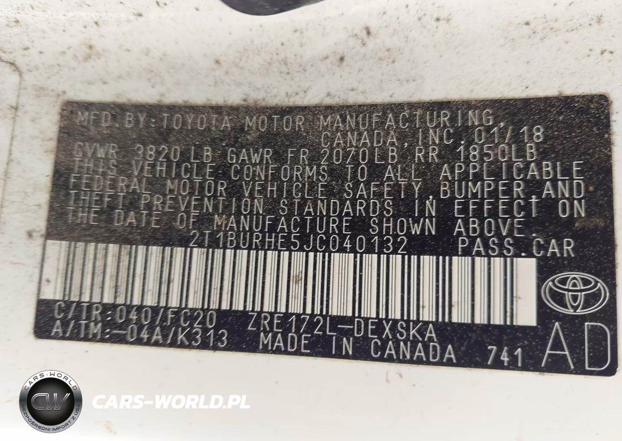 2018 Toyota Corolla Se VIN:2T1BURHE5JC040132 - 9