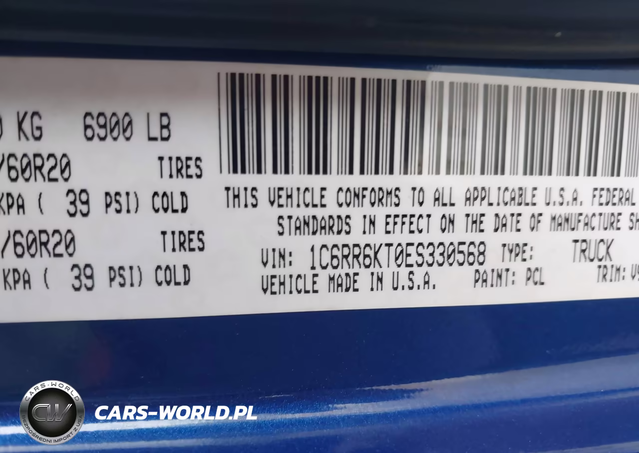 2014 Ram 1500 Express VIN:1C6RR6KT0ES330568 - 9