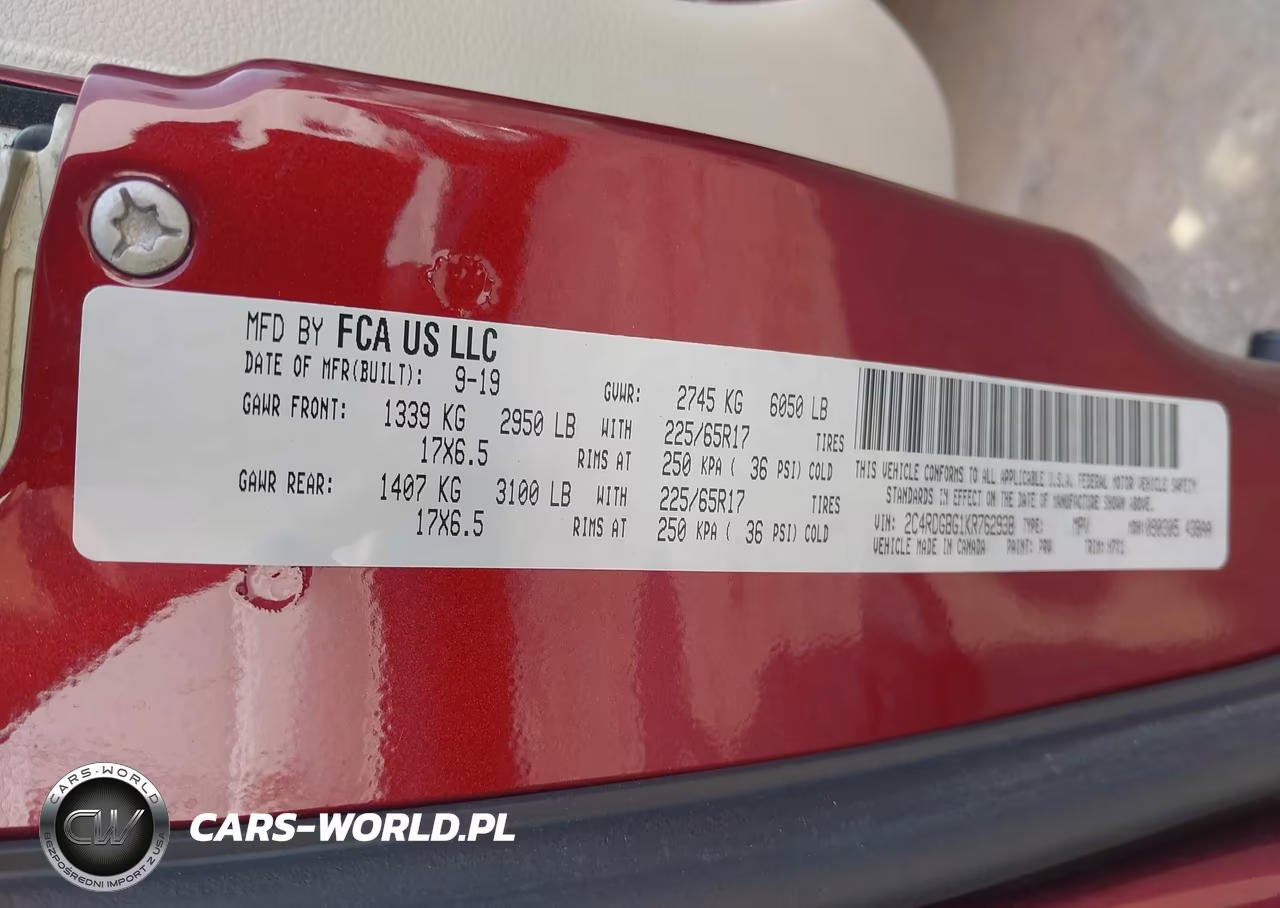 2019 Dodge Grand Caravan Se VIN:2C4RDGBG1KR762938 - 9