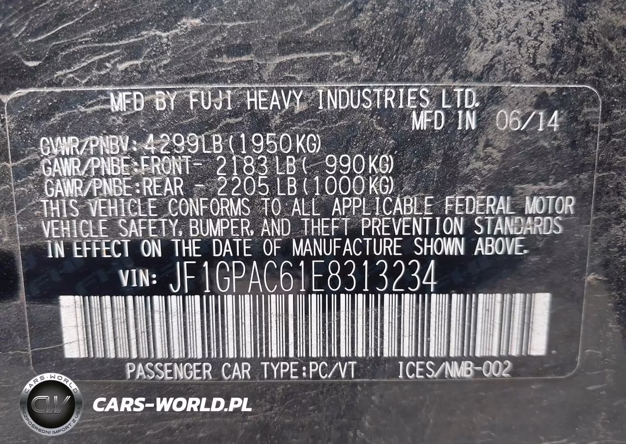 2014 Subaru Impreza 2.0I Premium VIN:JF1GPAC61E8313234 - 9