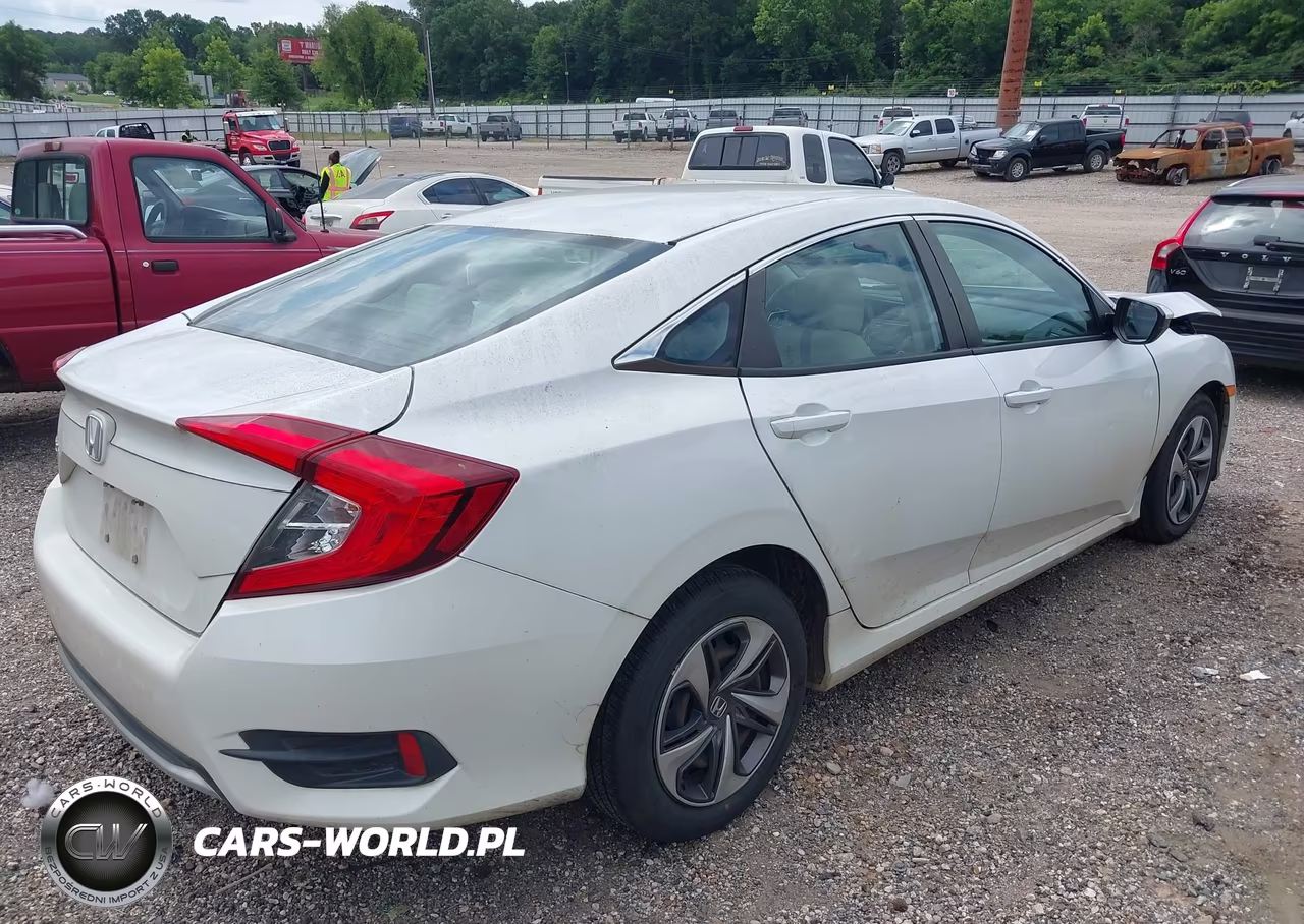 2019 Honda Civic Lx VIN:19XFC2F65KE040528 - 4