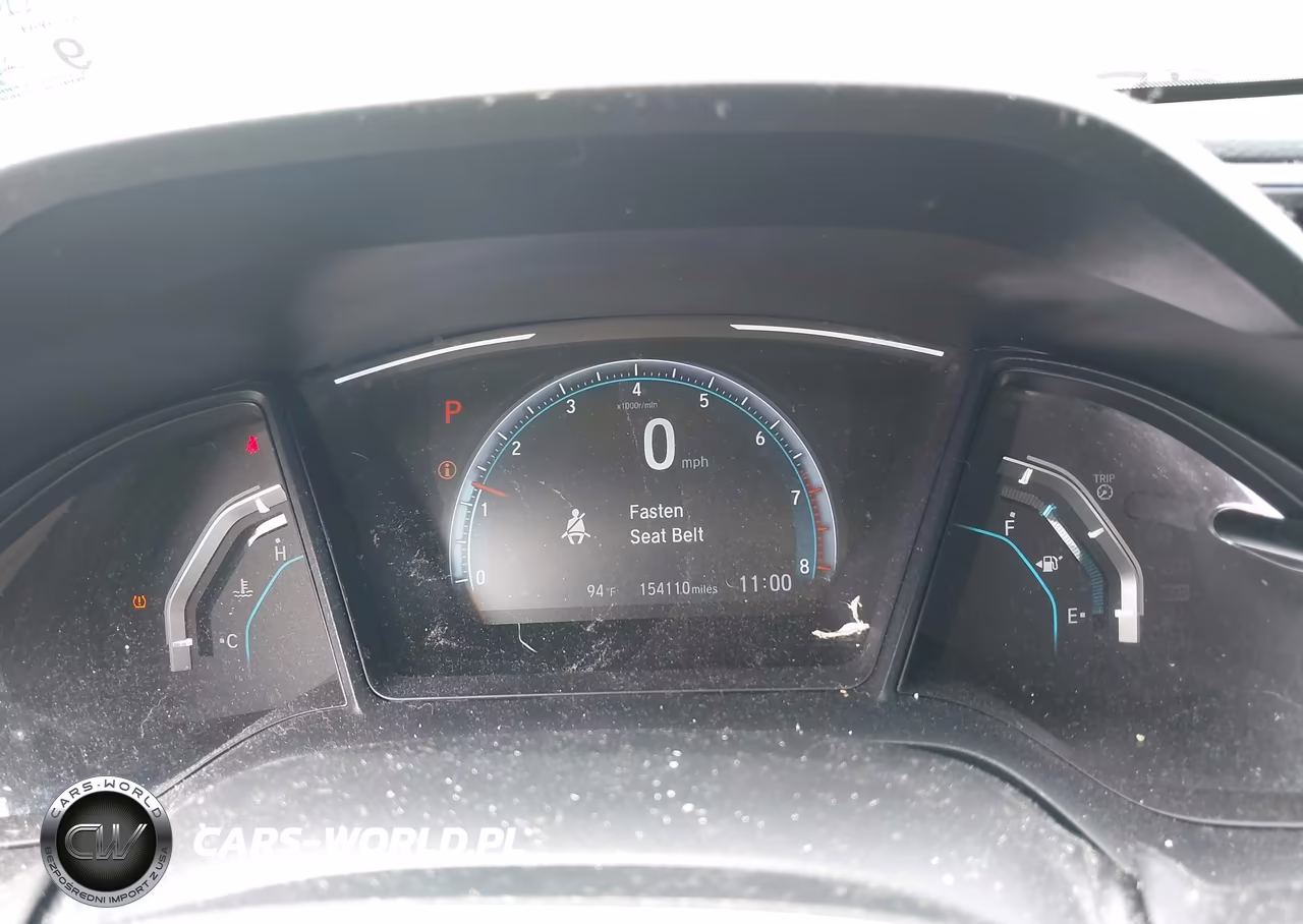 2019 Honda Civic Lx VIN:19XFC2F65KE040528 - 7