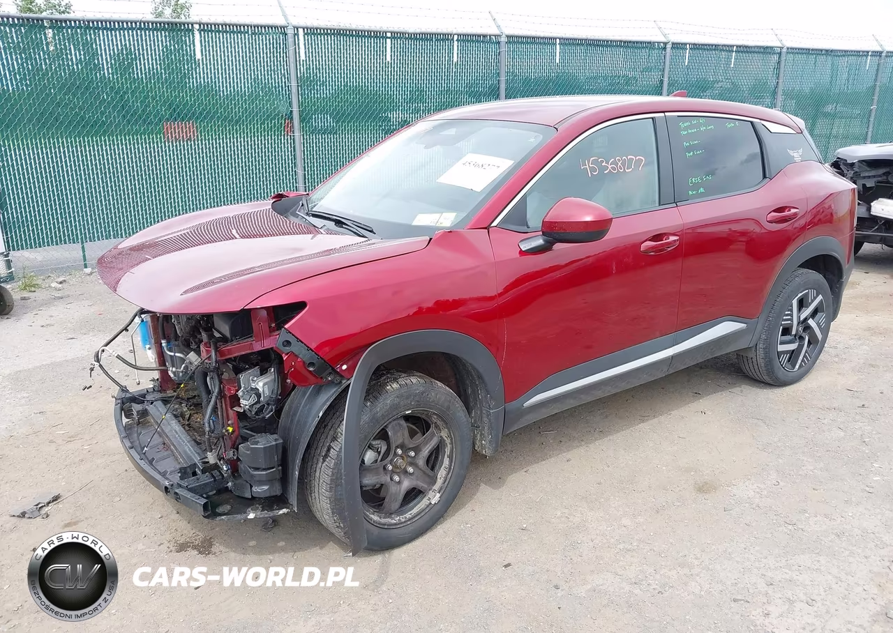 2025 Nissan Kicks Sv Fwd VIN:3N8AP6CA4SL300786 - 2