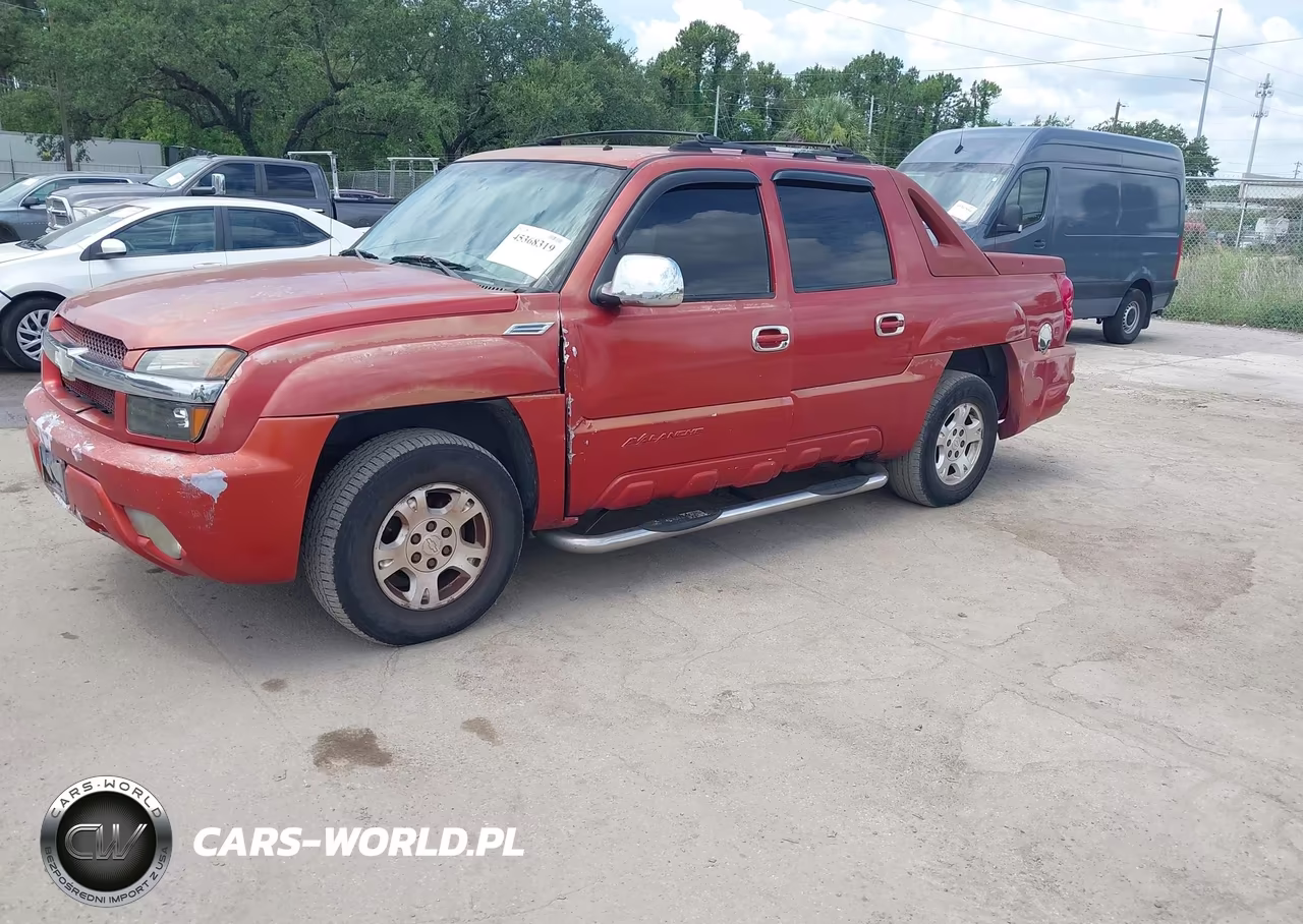 2002 Chevrolet Avalanche 1500 VIN:3GNEK13T42G243828 - 2