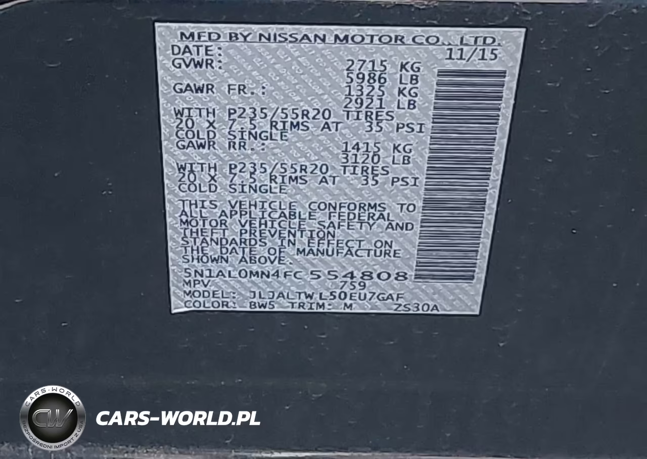 2015 Infiniti Qx60 VIN:5N1AL0MN4FC554808 - 9