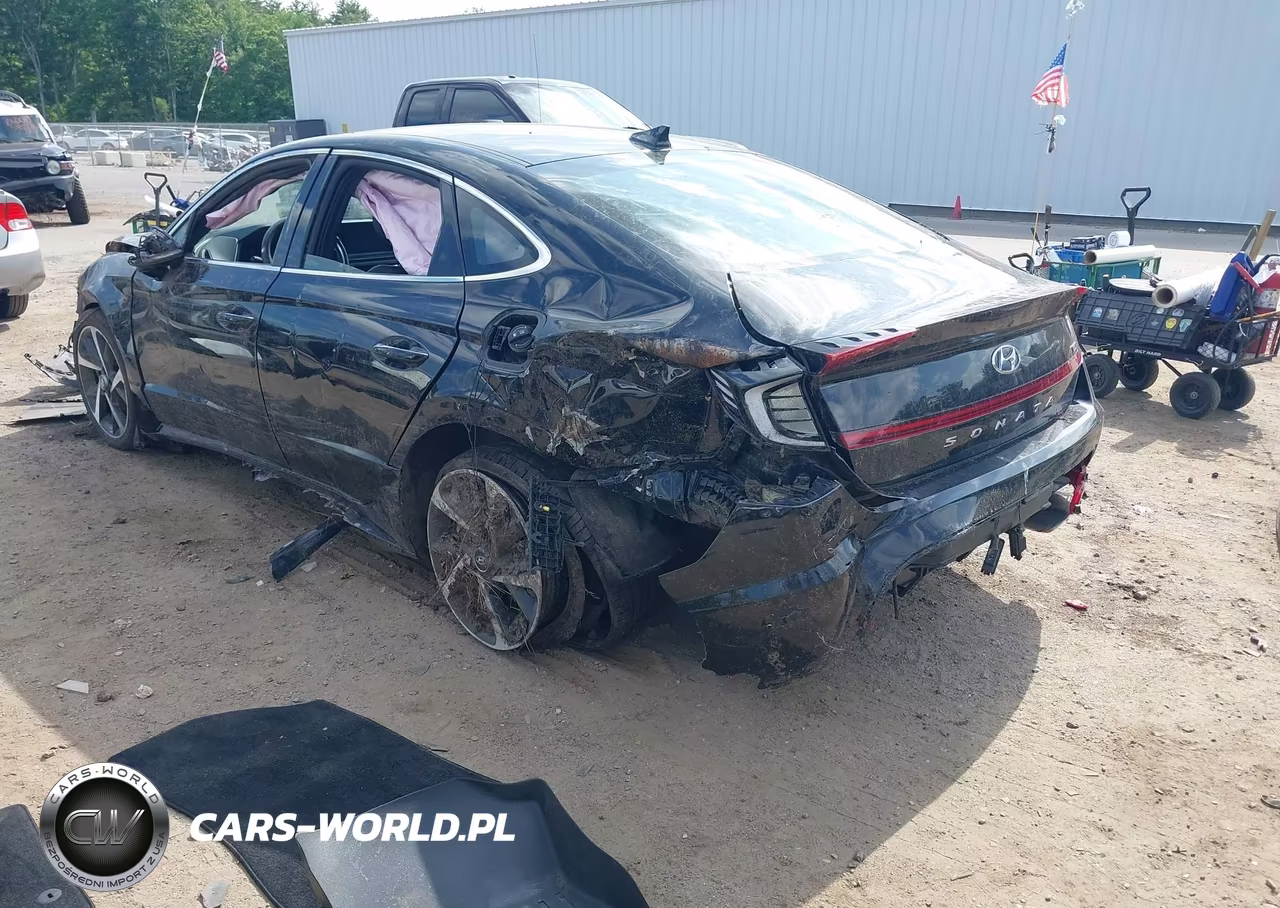 2021 Hyundai Sonata Sel Plus VIN:5NPEJ4J23MH069168 - 3