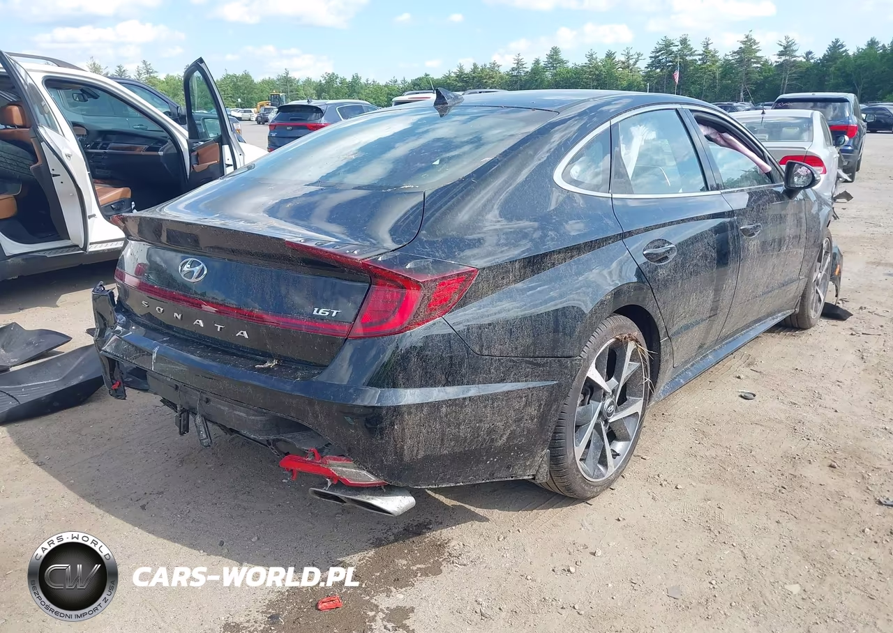 2021 Hyundai Sonata Sel Plus VIN:5NPEJ4J23MH069168 - 4