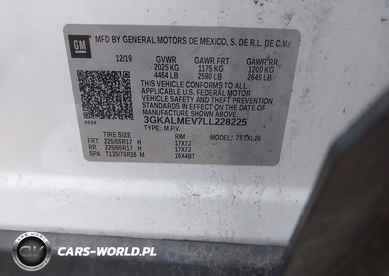 2020 GMC Terrain Fwd Sle VIN:3GKALMEV7LL228225 - 9