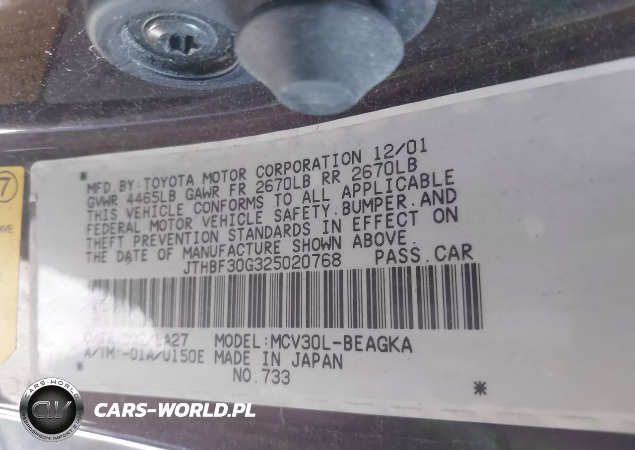 2002 Lexus Es 300 VIN:JTHBF30G325020768 - 9