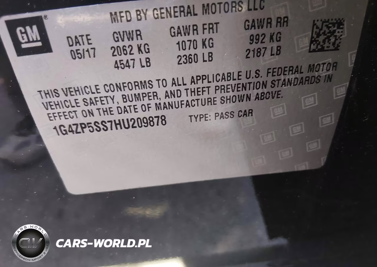 2017 Buick Lacrosse Essence VIN:1G4ZP5SS7HU209878 - 9