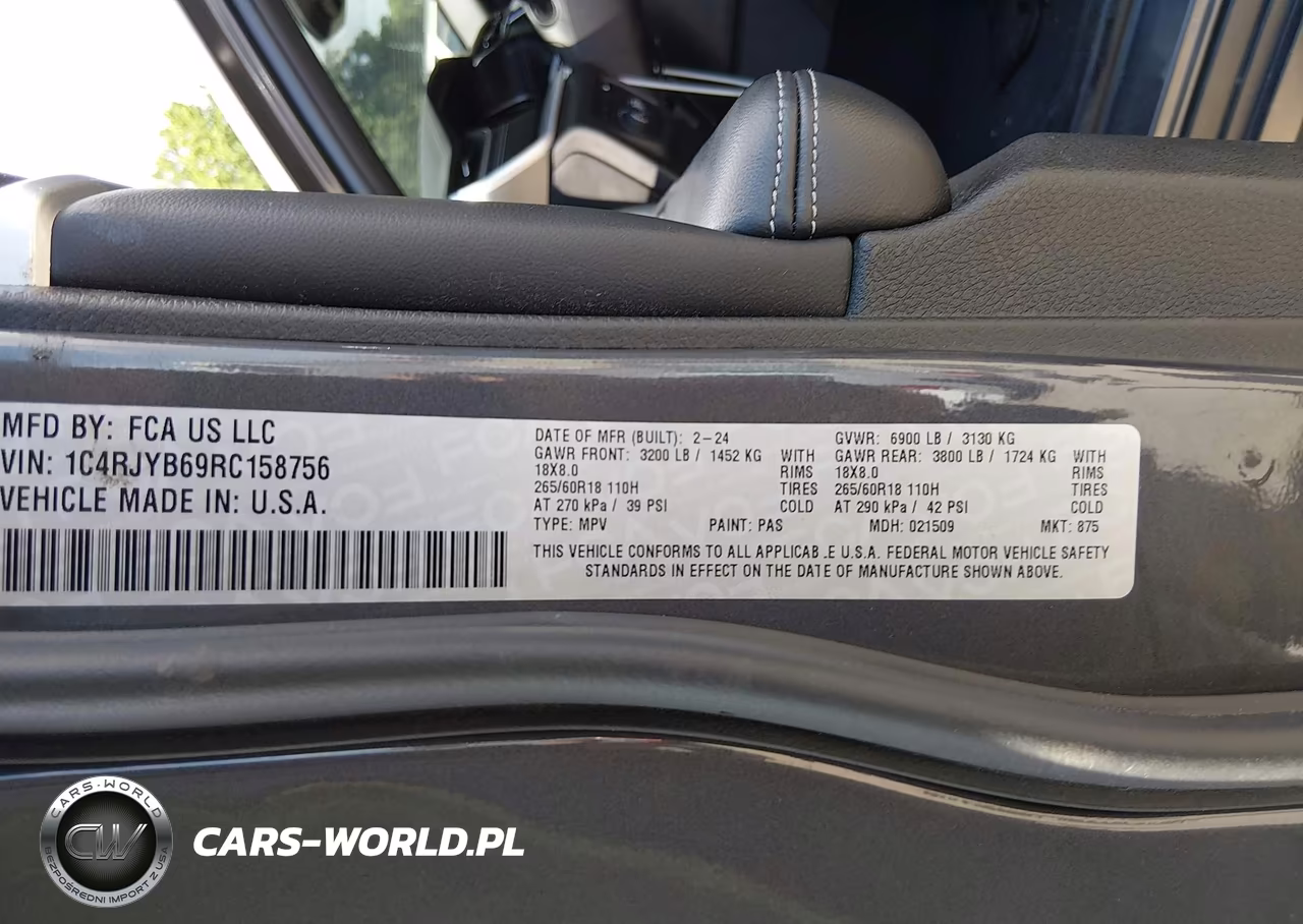 2024 Jeep Grand Cherokee 4Xe VIN:1C4RJYB69RC158756 - 9