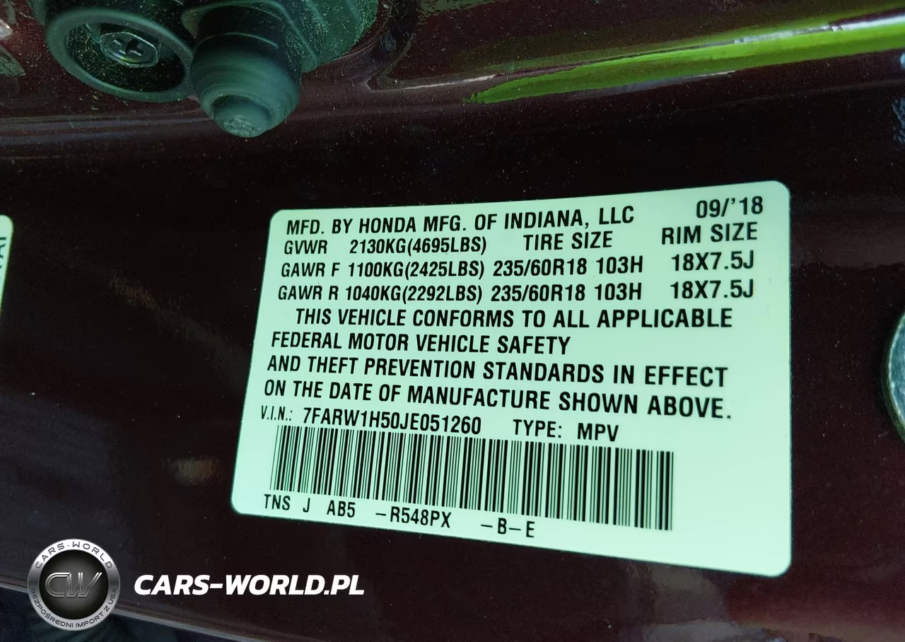 2018 Honda Cr-V Ex VIN:7FARW1H50JE051260 - 9