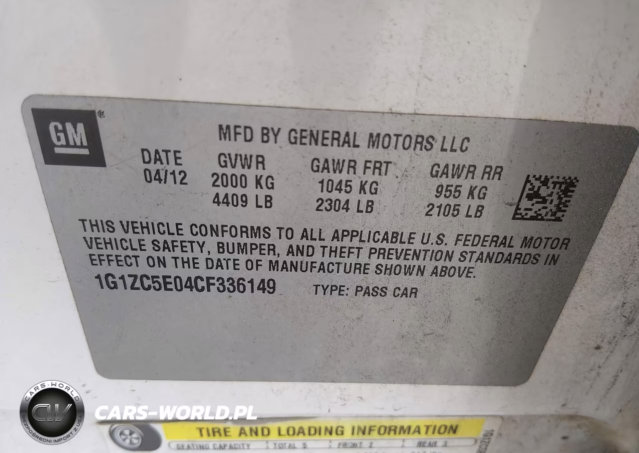 2012 Chevrolet Malibu 1Lt VIN:1G1ZC5E04CF336149 - 9
