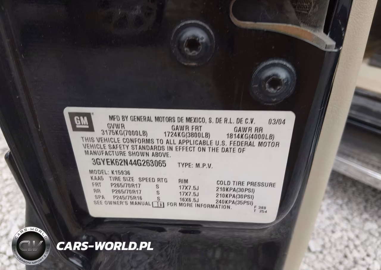2004 Cadillac Escalade Ext Standard VIN:3GYEK62N44G263065 - 9