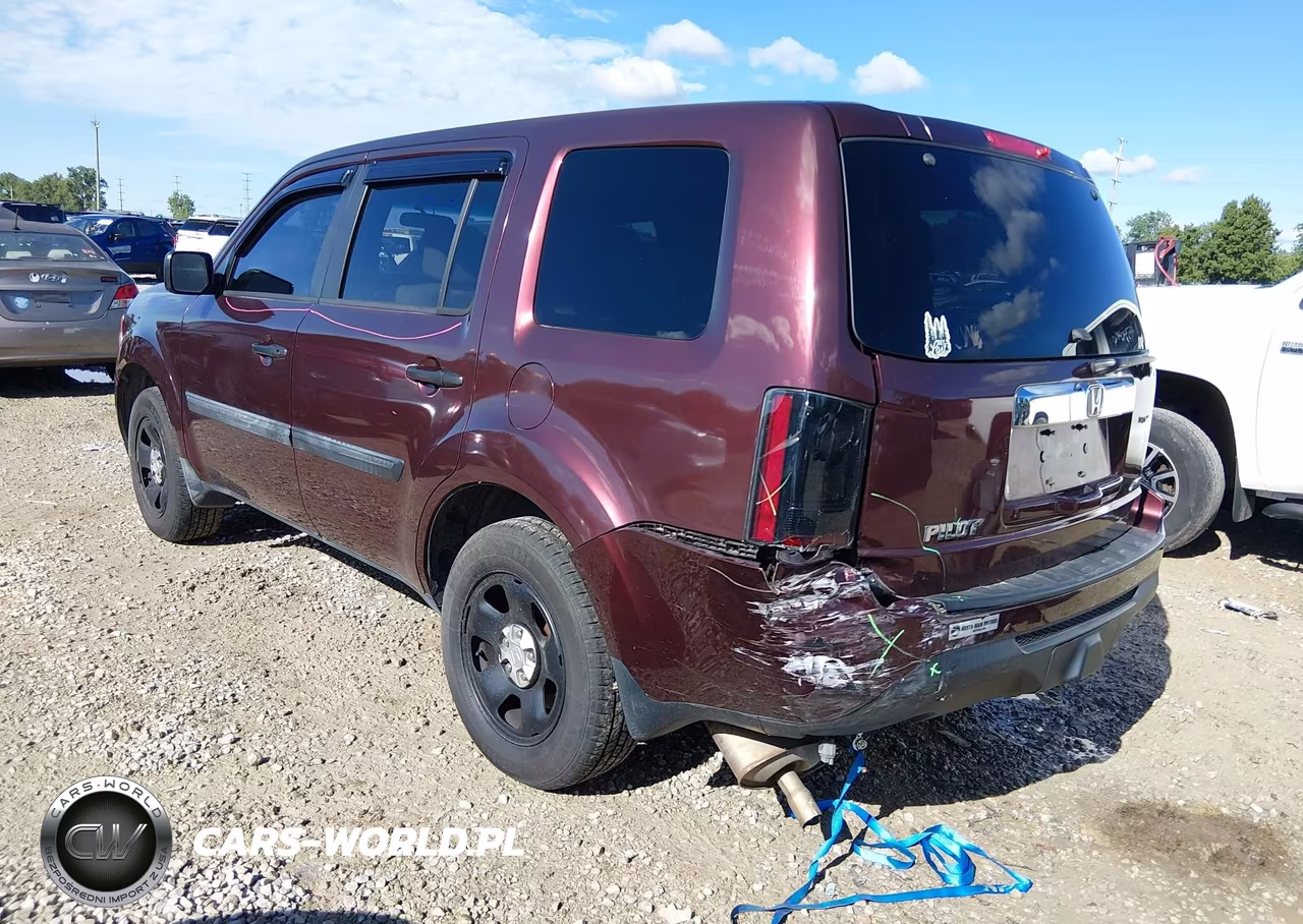 2012 Honda Pilot Lx VIN:5FNYF4H26CB031290 - 3