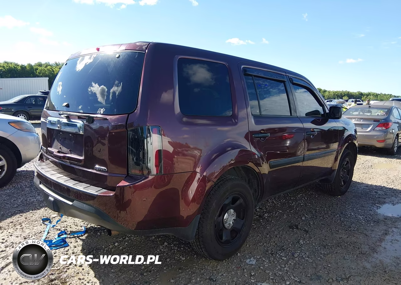 2012 Honda Pilot Lx VIN:5FNYF4H26CB031290 - 4
