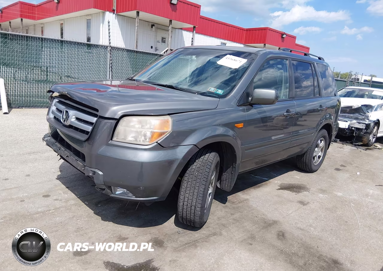 2008 Honda Pilot Ex-L VIN:5FNYF186X8B022875 - 2