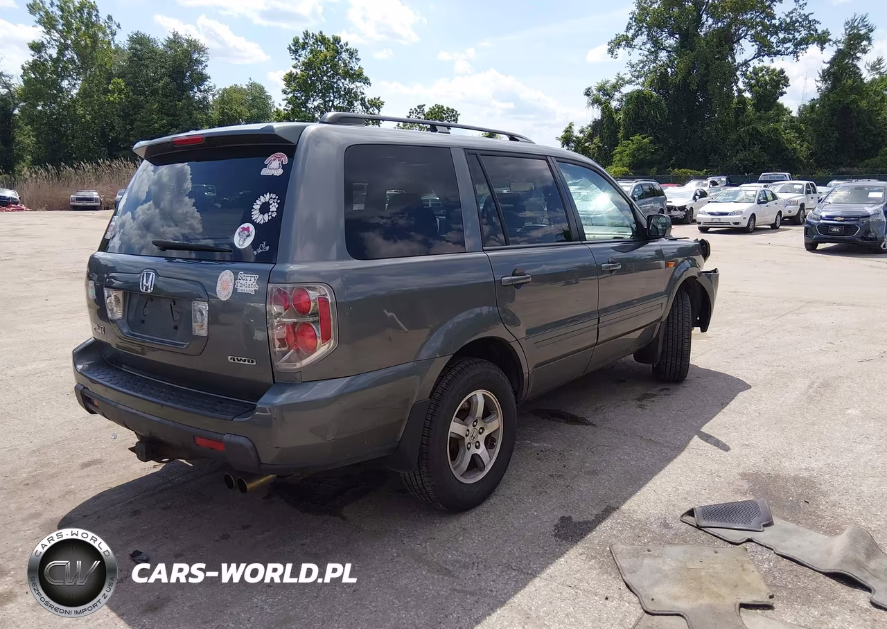 2008 Honda Pilot Ex-L VIN:5FNYF186X8B022875 - 4