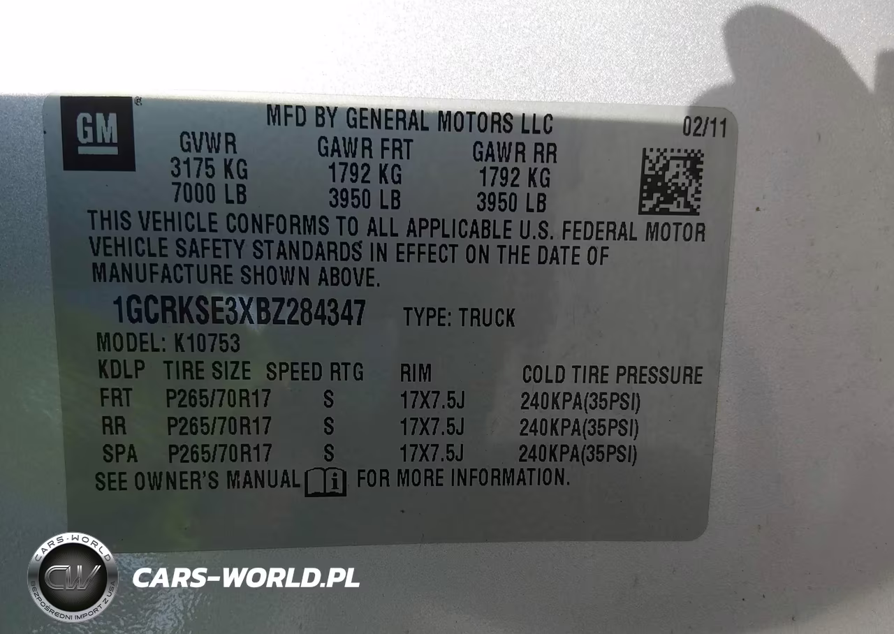 2011 Chevrolet Silverado 1500 Lt VIN:1GCRKSE3XBZ284347 - 9