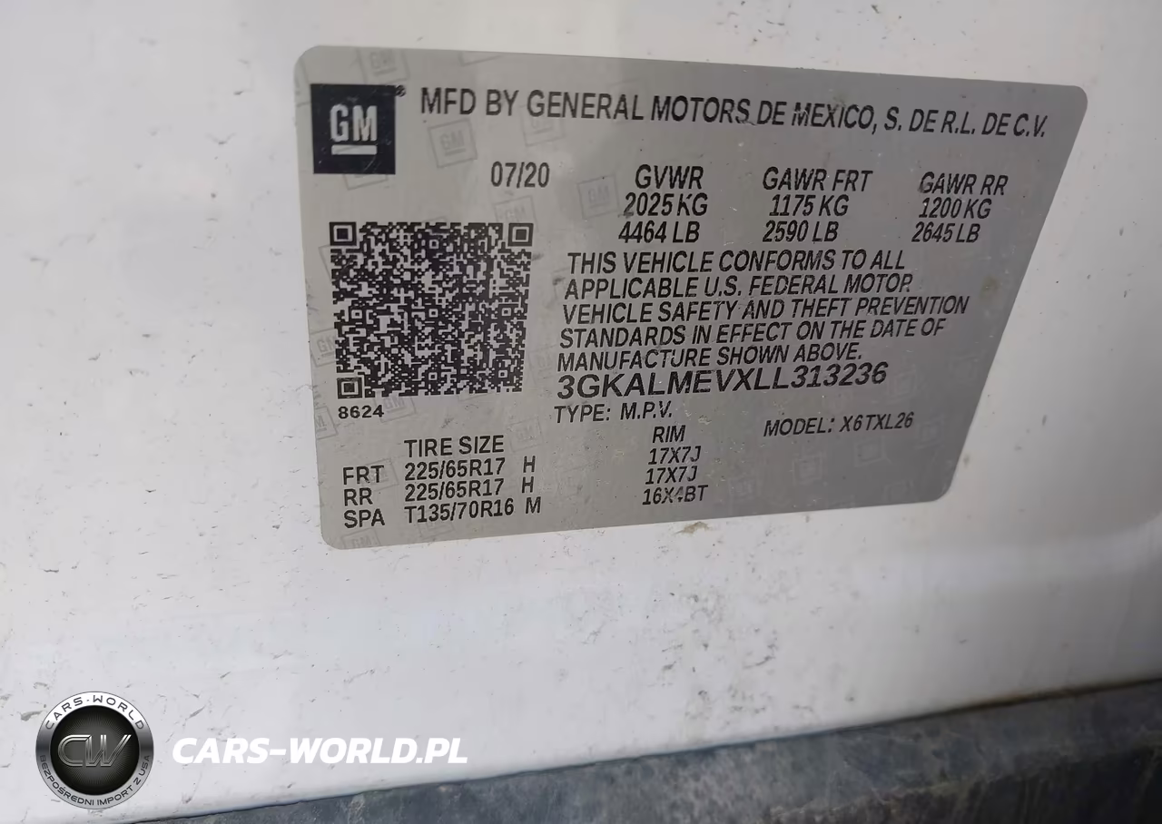 2020 GMC Terrain Fwd Sle VIN:3GKALMEVXLL313236 - 9