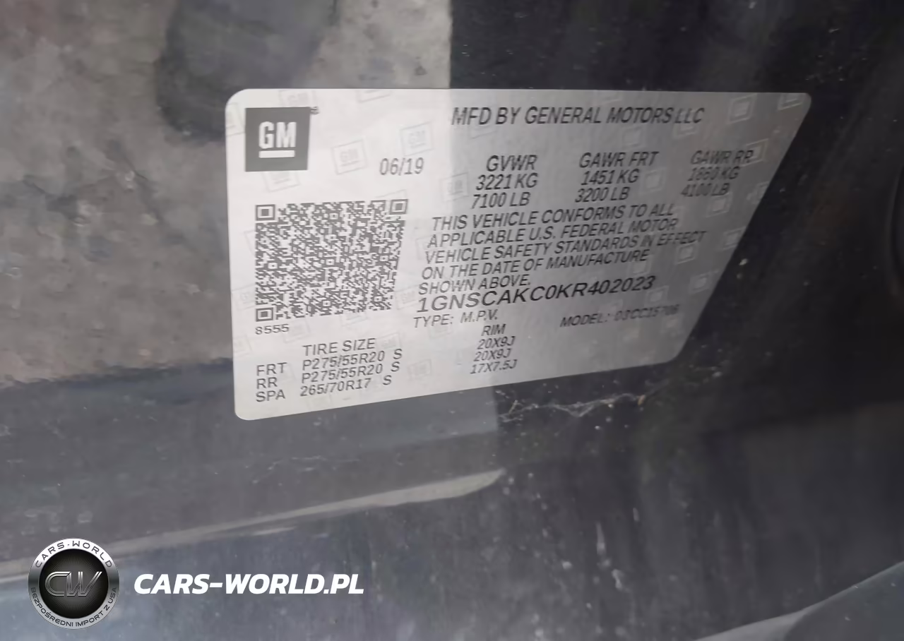 2019 Chevrolet Tahoe Ls VIN:1GNSCAKC0KR402023 - 9