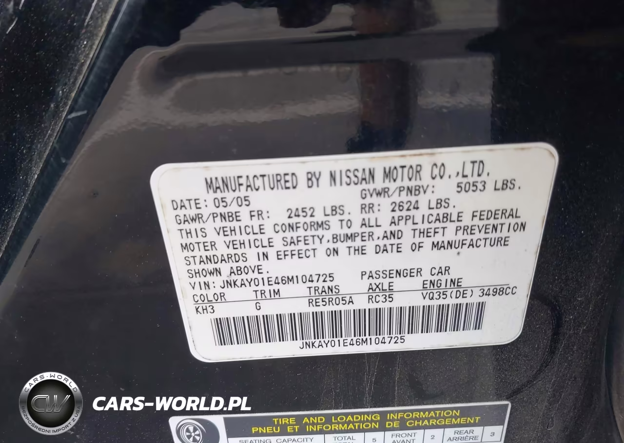 2006 Infiniti M35 Sport VIN:JNKAY01E46M104725 - 9