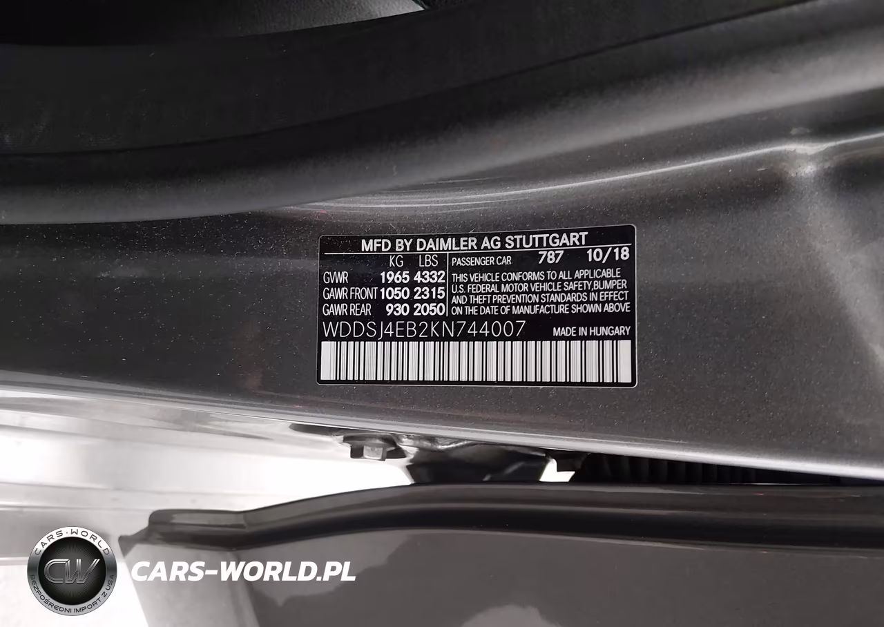 2019 Mercedes-Benz Cla 250 VIN:WDDSJ4EB2KN744007 - 9