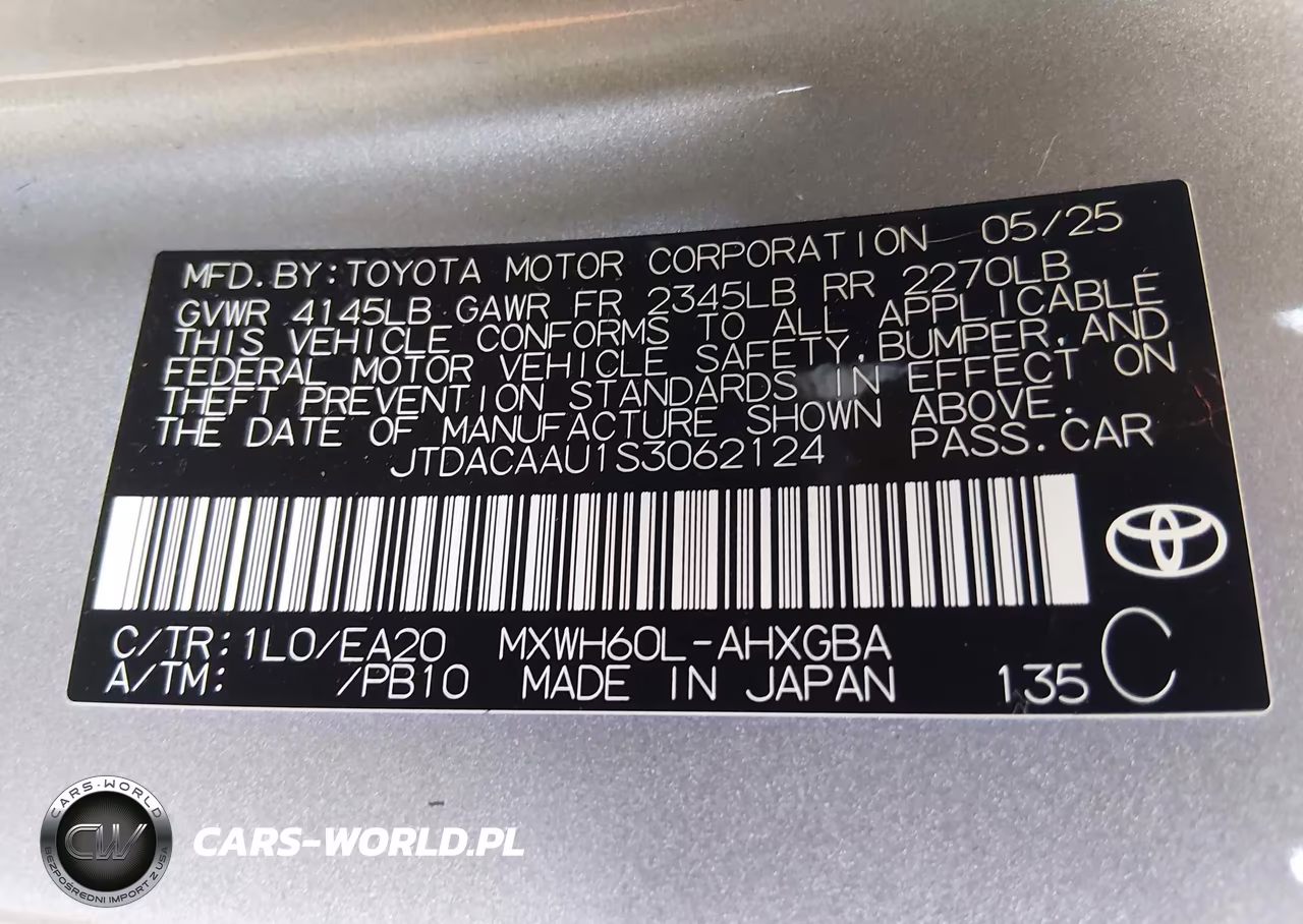 2025 Toyota Prius Xle VIN:JTDACAAU1S3062124 - 9