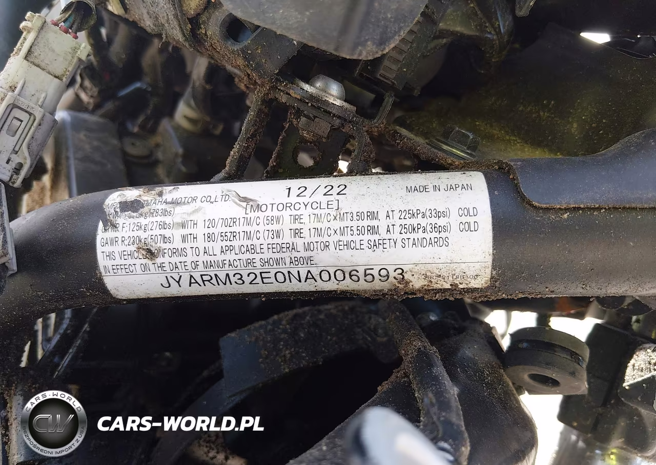 2022 Yamaha Mt07 VIN:JYARM32E0NA006593 - 10