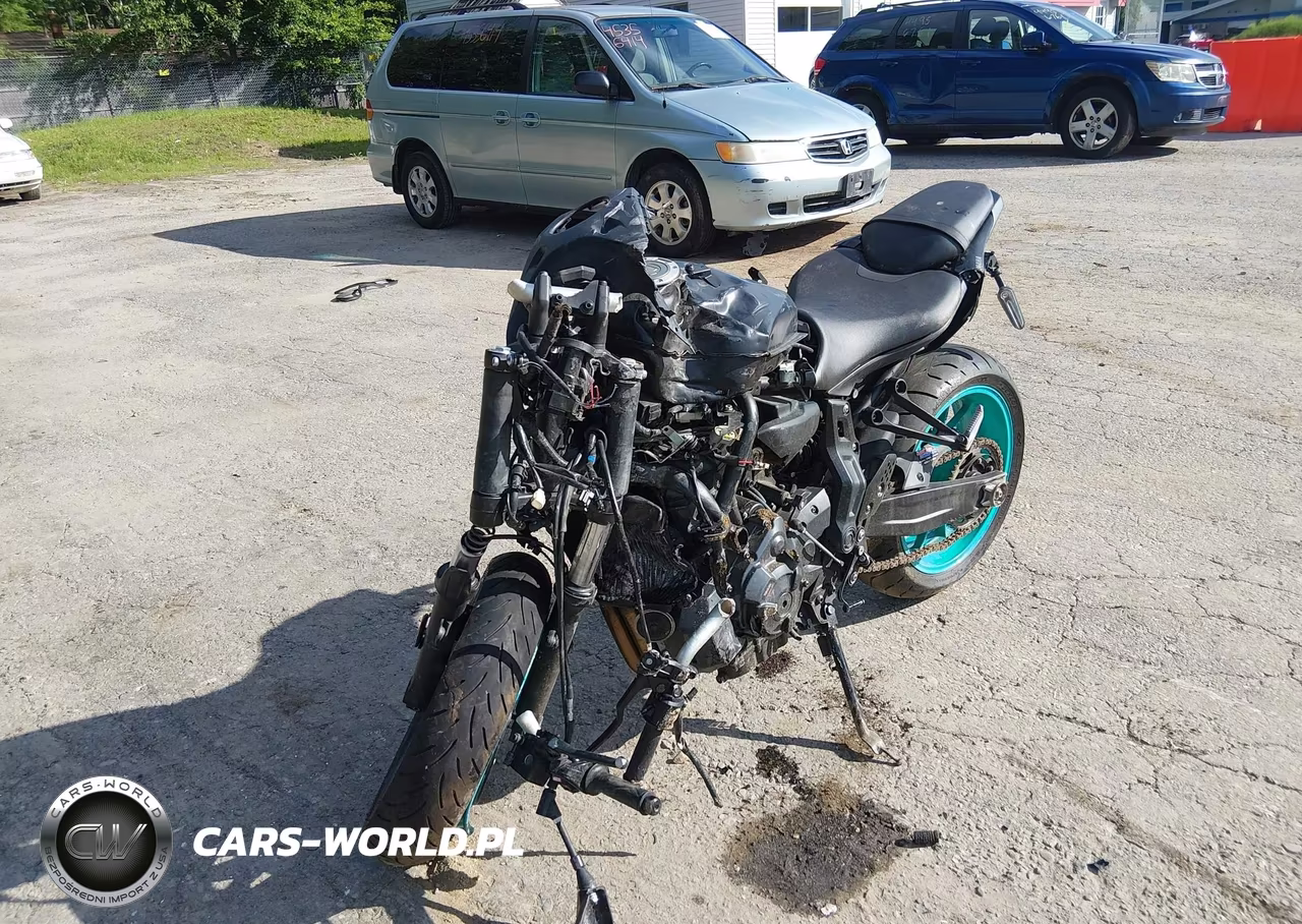 2022 Yamaha Mt07 VIN:JYARM32E0NA006593 - 2