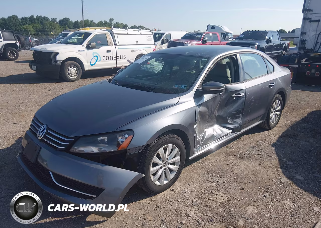 2013 Volkswagen Passat 2.5L S VIN:1VWAH7A35DC037738 - 2