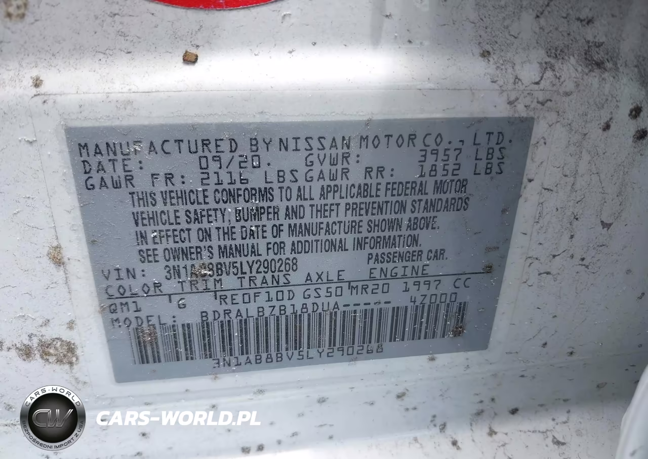 2020 Nissan Sentra S Xtronic Cvt VIN:3N1AB8BV5LY290268 - 9